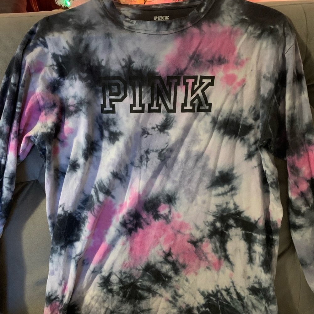 PINK Campus Tie Dye Tee